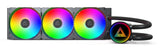 Montech LightFlow ARGB 360 Processor Alt-i-en væskekøler 12 cm Sort 1 stk