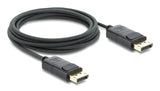 DeLOCK 81673 DisplayPort kabel 1 m Sort