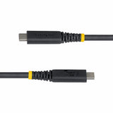 StarTech.com CC50CM40GUSB4TP USB-kabel USB4 Gen 3x2 0,5 m USB C 40 Gbit/sek. 240 W Sort