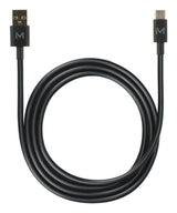 Mobilis 020013 USB-kabel 1 m USB A USB C 0,48 Gbit/sek. 10 W Sort