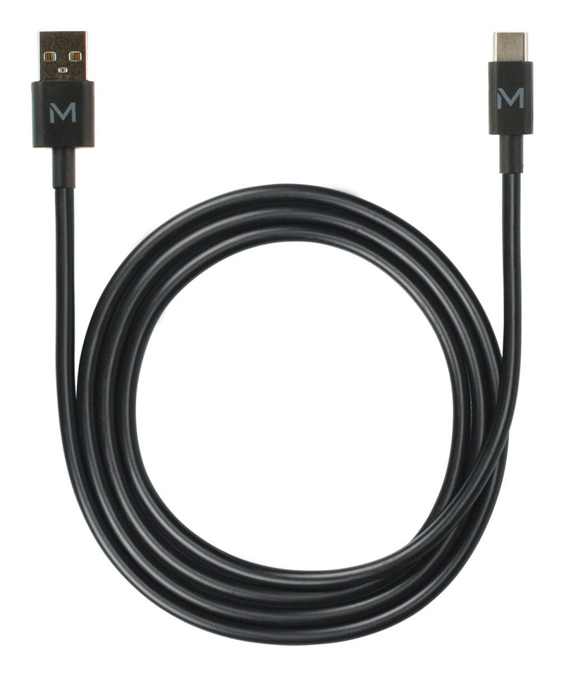 Mobilis 020013 USB-kabel 1 m USB A USB C 0,48 Gbit/sek. 10 W Sort