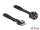 DeLOCK 86092 Serial Attached SCSI (SAS)-kabel 0,6 m Sort