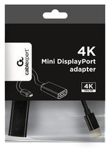 Gembird A-mDPM-DPF4K-01 0,15 m Mini DisplayPort DisplayPort Sort