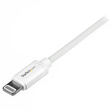 StarTech.com USBLT1MW Lightning kabel 1 m Hvid