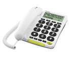Doro 312cs Analog telefon Nummervisning Hvid