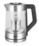 Emerio WK-122730 elkedel 1,7 L 2200 W Sort, Sølv, Transparent