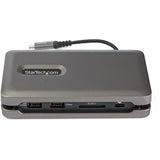 StarTech.com DKT31CSDHPD3 dockingstation Ledningsført USB 3.2 Gen 2 (3.1 Gen 2) Type-C Grå
