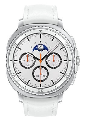 Samsung Galaxy Watch 8 Classic 3,3 cm (1.3") AMOLED 46 mm Digital 438 x 438 pixel Berøringsskærm 4G Sølv Wi-Fi GPS (satellit)