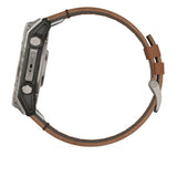Garmin Fenix 8 3,56 cm (1.4") AMOLED 51 mm Digital 454 x 454 pixel Berøringsskærm Titanium Wi-Fi GPS (satellit)