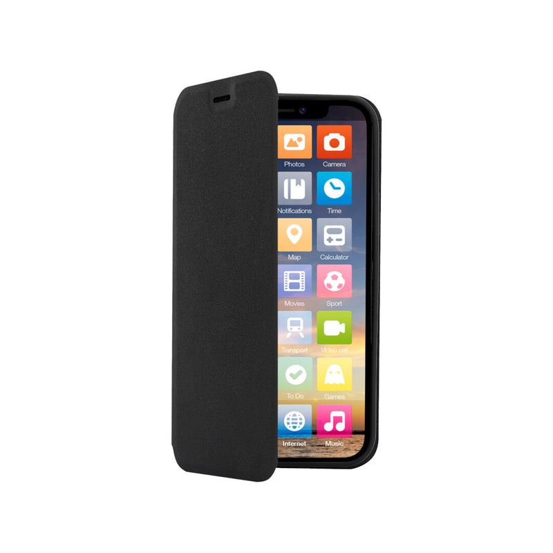 Screenor CLEVER mobiltelefon etui 15,5 cm (6.1") Tegnebogsetui Sort