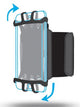 Mobilis ARM BAND 4-6IN . mobiltelefon etui 15,2 cm (6") Armbåndetui Sort