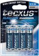 Tecxus 23633 husholdningsbatteri Engangsbatteri AA Alkaline