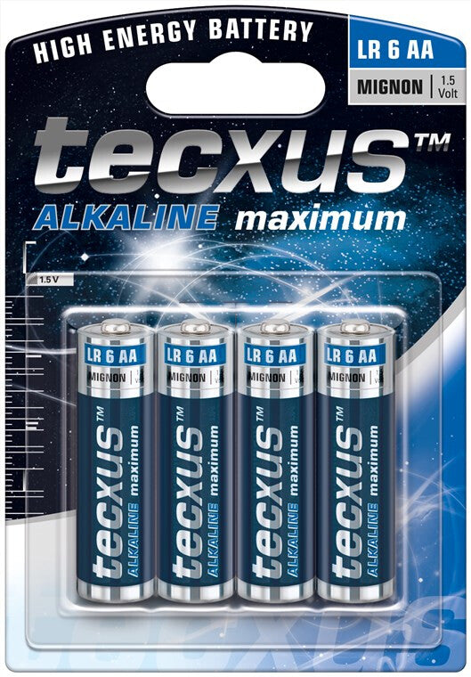 Tecxus 23633 husholdningsbatteri Engangsbatteri AA Alkaline