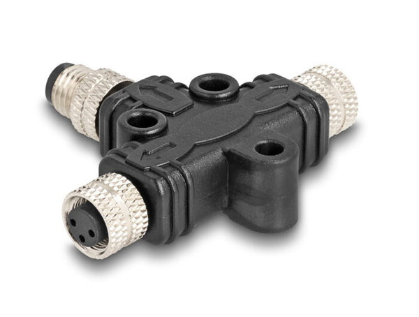 DeLOCK 60575 kabelsplitter eller -samler Kabelfordeler Sort