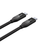 UNITEK C14100BK-0.8M USB-kabel USB4 Gen 2x2 0,8 m USB C 40 Gbit/sek. 100 W Sort