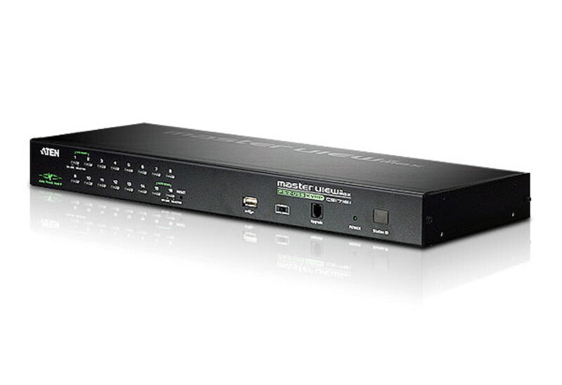 ATEN CS1716I-AT-G KVM Switch Stativ-montering Sort