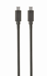 Gembird CCP-USB3.1-CMCM-1M USB-kabel USB 3.2 Gen 1 (3.1 Gen 1) USB C Sort