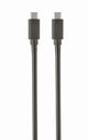 Gembird CCP-USB3.1-CMCM-1M USB-kabel USB 3.2 Gen 1 (3.1 Gen 1) USB C Sort