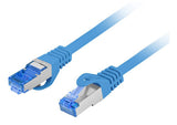 Lanberg PCF6A-10CC netværkskabel Blå 0,5 m Cat6a S/FTP (S-STP)