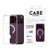 PanzerGlass CARE™ by ® Samba Case Transparent m. Hvid MagSafe iPhone 18 Pro Max | 17 Pro Max