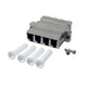 EFB Elektronik 53353.1 kabelsamler LC Metallic, Hvid