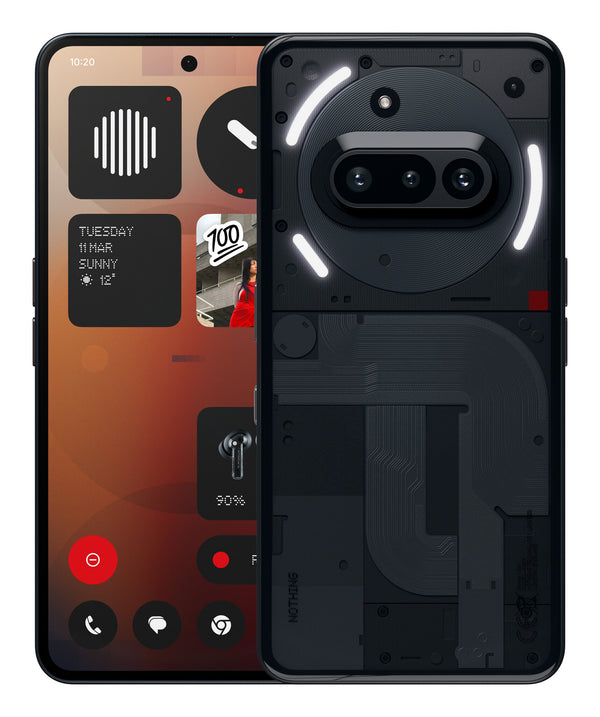 Nothing Phone (3a) 17,2 cm (6.77") Dual SIM Android 15 5G USB Type-C 12 GB 256 GB 5000 mAh Sort