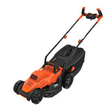 Black & Decker BEMW461BH-QS plæneklipper Manuel plæneklipper Vekselstrøm Sort, Orange