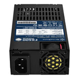 Silverstone FX600 Platinum enhed til strømforsyning 600 W 20+4 pin ATX Flex ATX Sort