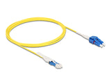 DeLOCK 88299 InfiniBand og fiberoptisk kabel 1 m CS LC Blå, Gul