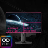 MSI MPG 271QRXDE QD-OLED computerskærm 67,3 cm (26.5") 2560 x 1440 pixel Wide Quad HD Sort