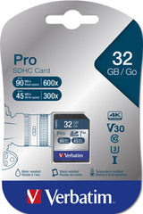 Verbatim Pro 32 GB SDHC UHS Klasse 10