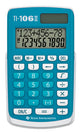 Texas Instruments TI 106-II regnemaskine Lomme Basis Blå, Hvid