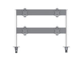 Multibrackets 5544 skærmbeslag og -stativer Skrivebord Sort, Sølv