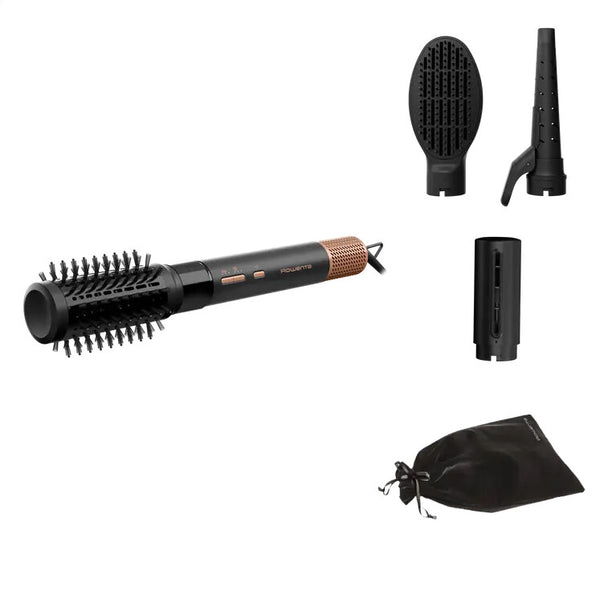 Rowenta Air Shape UB9820E0 hårstyler Varmluftsbørste Airflow Sort, Kobberfarve