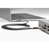 StarTech.com USB31CCSLKV1M USB-kabel USB 3.2 Gen 2 (3.1 Gen 2) 1 m USB C 10 Gbit/sek. 100 W Sort, Grå