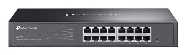 TP-Link Omada ES216G netværksswitch Administreret L2 Gigabit Ethernet (10/100/1000) Sort