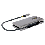StarTech.com HB31CM4CPD3 interface hub USB 3.2 Gen 2 (3.1 Gen 2) Type-C Grå