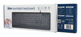 Gembird KB-UML-04-CYRL tastatur Universel USB QWERTY US International, Ukrainsk, Russisk Sort