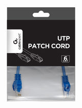 Gembird PP6U-0.25M/B netværkskabel Blå 0,25 m Cat6 U/UTP (UTP)