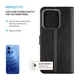FIXED Opus mobiltelefon etui 17,5 cm (6.9") Folie Sort