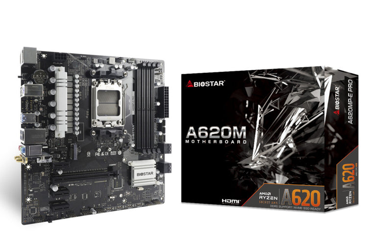 Biostar A620MP-E PRO bundkort AMD A620 Sokkel AM5 micro ATX