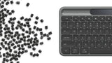 Logitech Signature Slim Solar + K980 tastatur Universel RF trådløs + Bluetooth QWERTZ Schweizisk Grafit