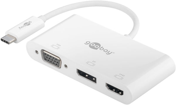 Goobay 52412 USB grafisk adapter Hvid