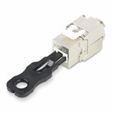 StarTech.com RJ45LOCKANDKEY portblokering Portblokering + nøgle RJ-45 Sort, Hvid 10 stk