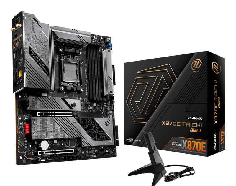 Asrock 90-MXBPA0-A0UAYZ bundkort AMD X870 Sokkel AM5 Udvidet ATX