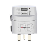Hama 00223477 strømstik adapter Modulær Type C (Europlug)+Type F Hvid