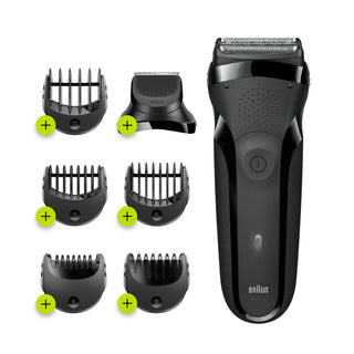 Braun Series 3 300BT Rotations shaver Trimmer Sort
