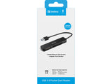 Sandberg 134-32 kortlæser USB 3.2 Gen 1 (3.1 Gen 1) Sort