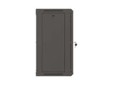 Lanberg WF03-5312-10B stativ 12U Vægmonteret stativ Sort