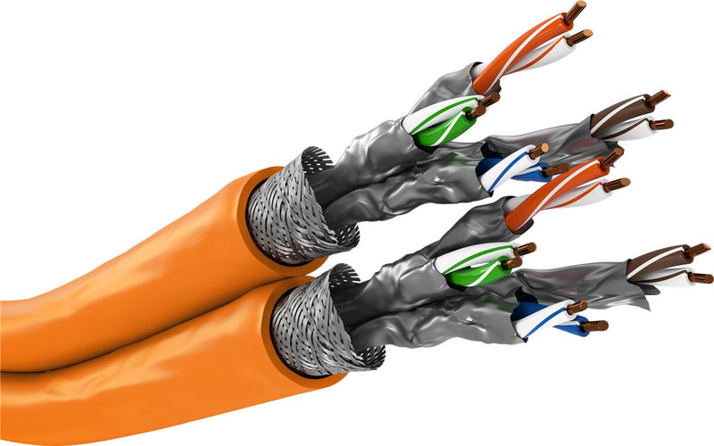 Goobay 75714 netværkskabel Orange 50 m Cat7a S/FTP (S-STP)